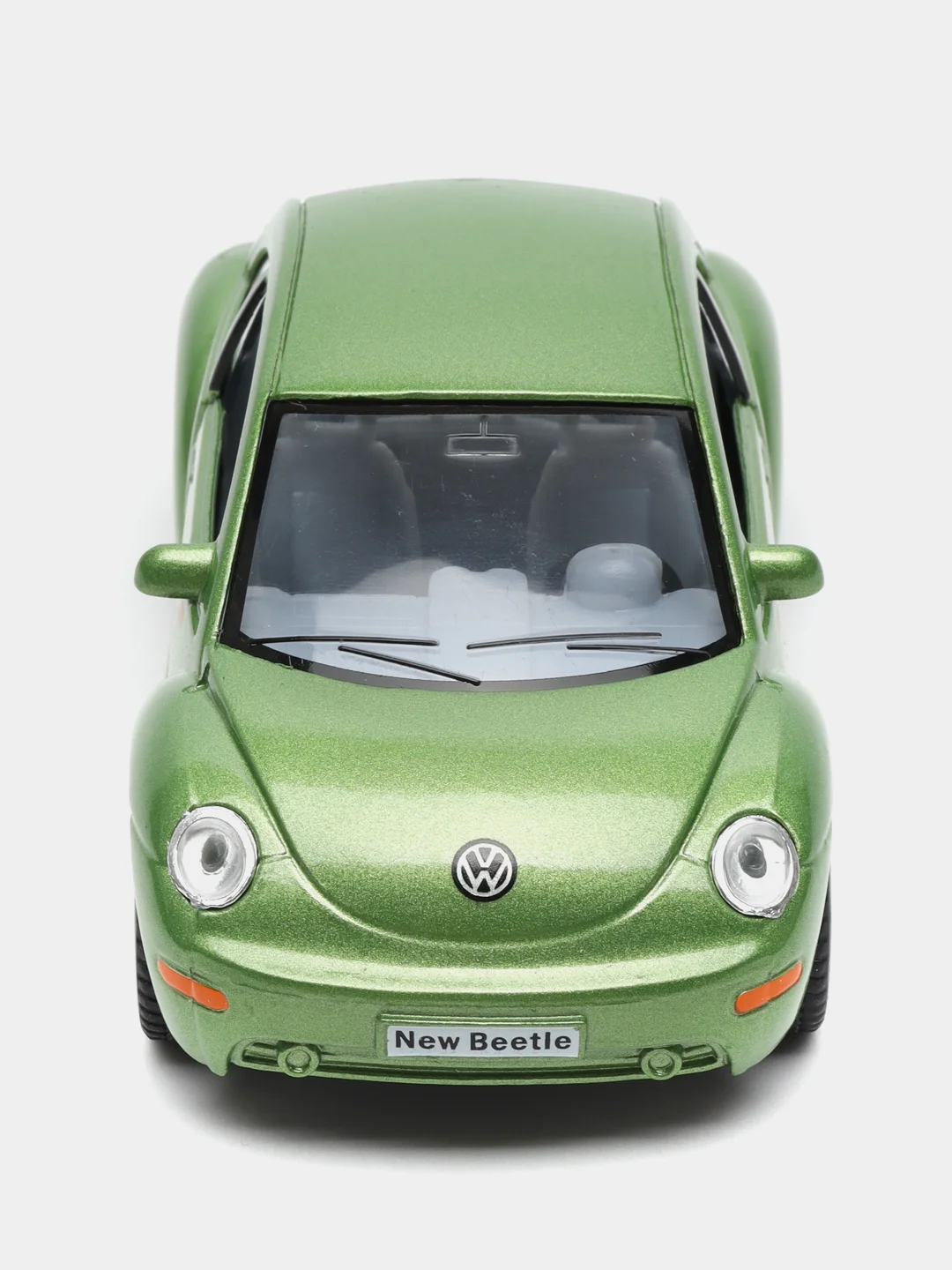 Зеленый машинка металлическая инерционная 1:32 Volkswagen Beetle (Фольксваген Жук) KT5028D/Kinsmart
