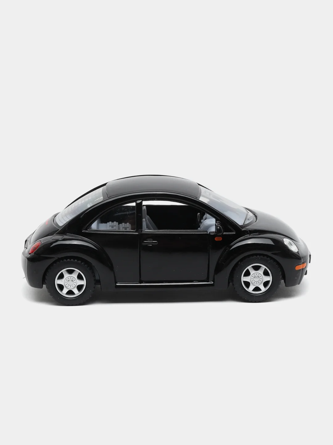 Черный машинка металлическая инерционная 1:32 Volkswagen Beetle (Фольксваген Жук) KT5028D/Kinsmart