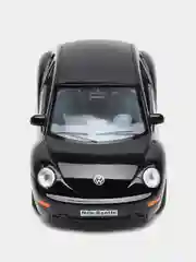 Черный машинка металлическая инерционная 1:32 Volkswagen Beetle (Фольксваген Жук) KT5028D/Kinsmart