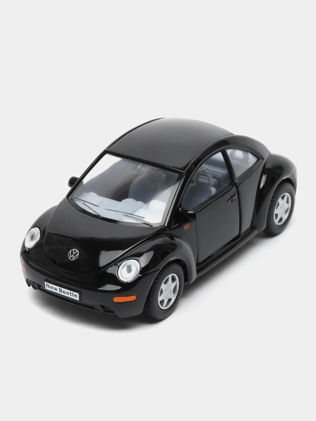 Черный машинка металлическая инерционная 1:32 Volkswagen Beetle (Фольксваген Жук) KT5028D/Kinsmart