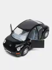 Черный машинка металлическая инерционная 1:32 Volkswagen Beetle (Фольксваген Жук) KT5028D/Kinsmart