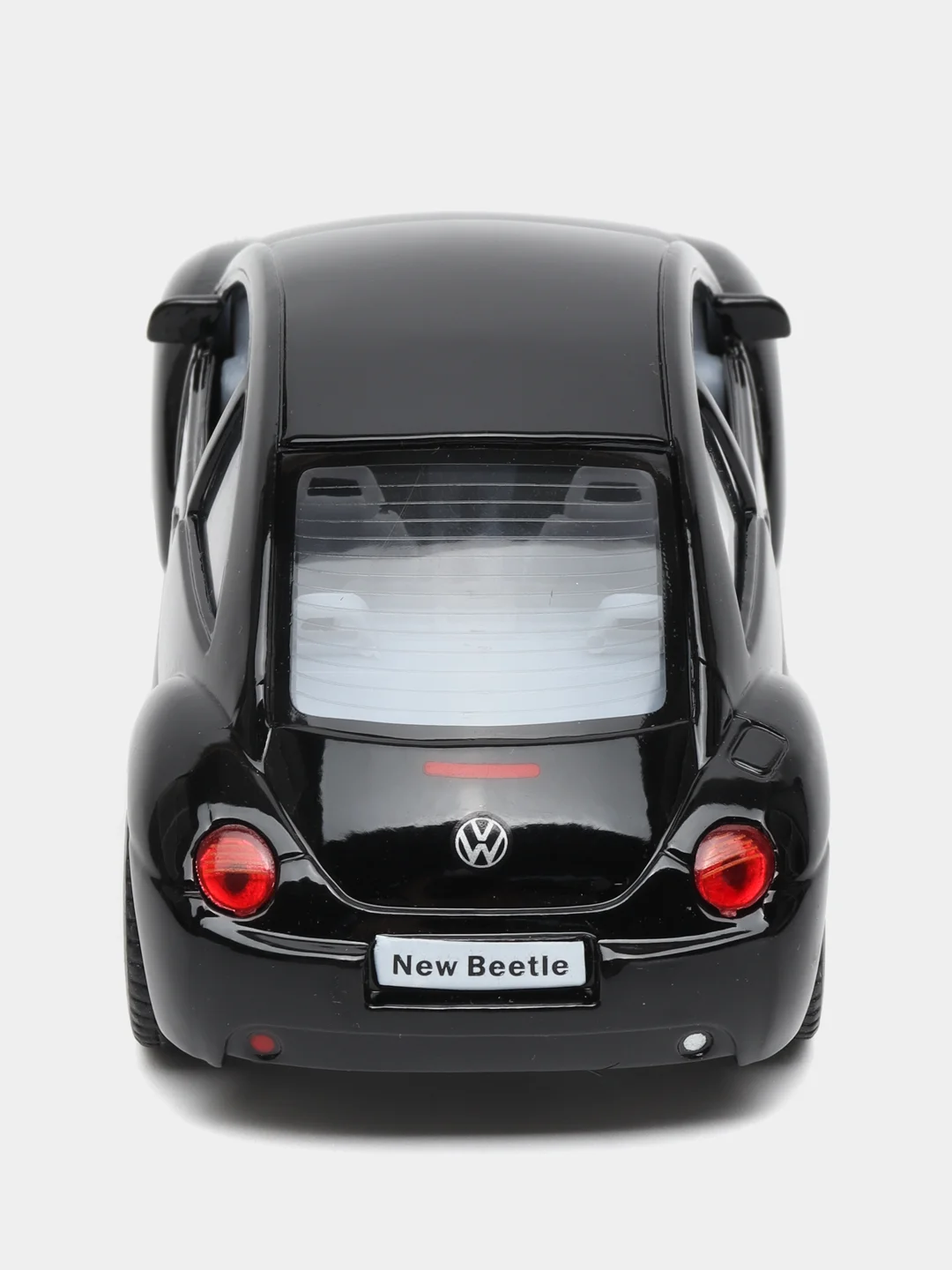 Черный машинка металлическая инерционная 1:32 Volkswagen Beetle (Фольксваген Жук) KT5028D/Kinsmart