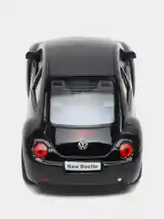 Черный машинка металлическая инерционная 1:32 Volkswagen Beetle (Фольксваген Жук) KT5028D/Kinsmart