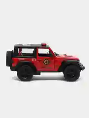 Алый машинка металлическая инерционная/22018 Jeep Wrangler (Hard Top) KT5412DB 1:34 /Kinsmart/