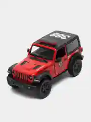 Алый машинка металлическая инерционная/22018 Jeep Wrangler (Hard Top) KT5412DB 1:34 /Kinsmart/
