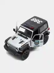Белый машинка металлическая инерционная/22018 Jeep Wrangler (Hard Top) KT5412DB 1:34 /Kinsmart/