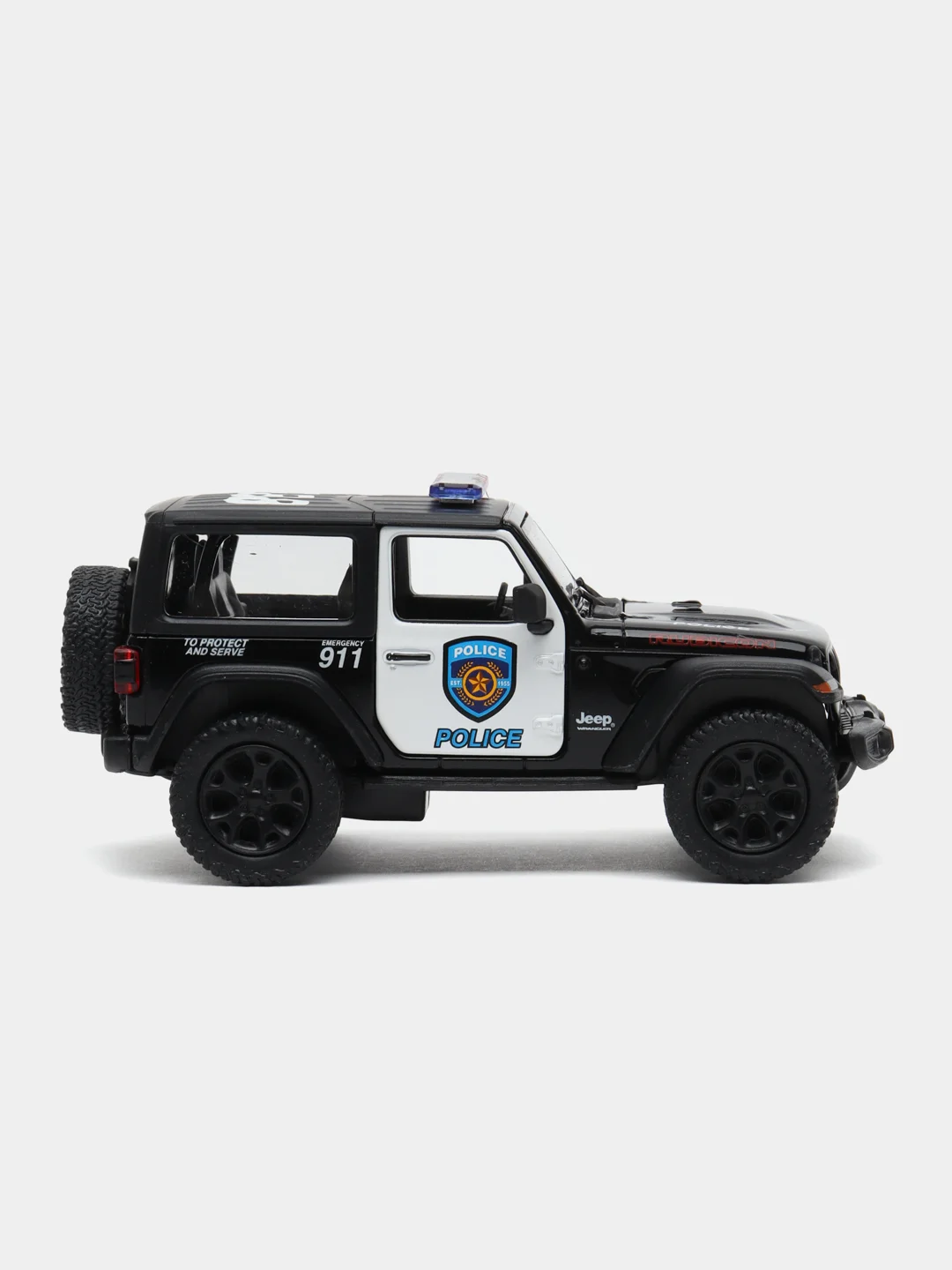Синий машинка металлическая инерционная/22018 Jeep Wrangler (Hard Top) KT5412DB 1:34 /Kinsmart/