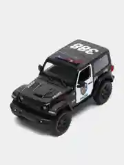 Синий машинка металлическая инерционная/22018 Jeep Wrangler (Hard Top) KT5412DB 1:34 /Kinsmart/