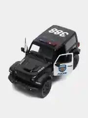 Синий машинка металлическая инерционная/22018 Jeep Wrangler (Hard Top) KT5412DB 1:34 /Kinsmart/