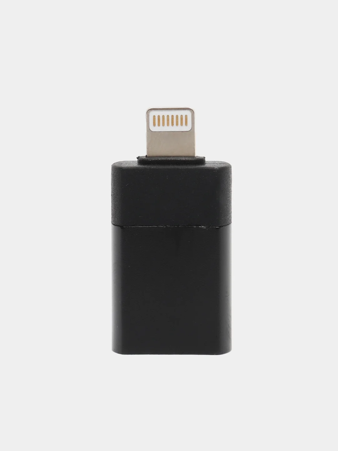Черный переходник Hoco UA17 для Lightning на USB 2.0, OTG адаптер СТАБИЛЬНАЯ ПЕРЕДАЧА