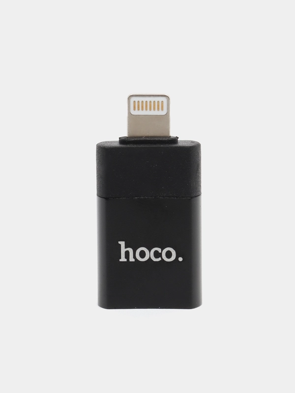 Переходник Hoco UA17 для Lightning на USB 2.0, OTG адаптер СТАБИЛЬНАЯ ПЕРЕДАЧА