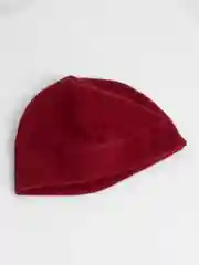 Бордовый шапка бини из флиса, утепленная, унисекс, 10 цветов