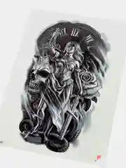 Коралловый временная переводная татуировка, 21 х 15 см