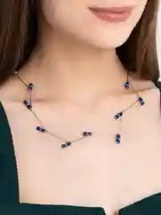 Синий ожерелье