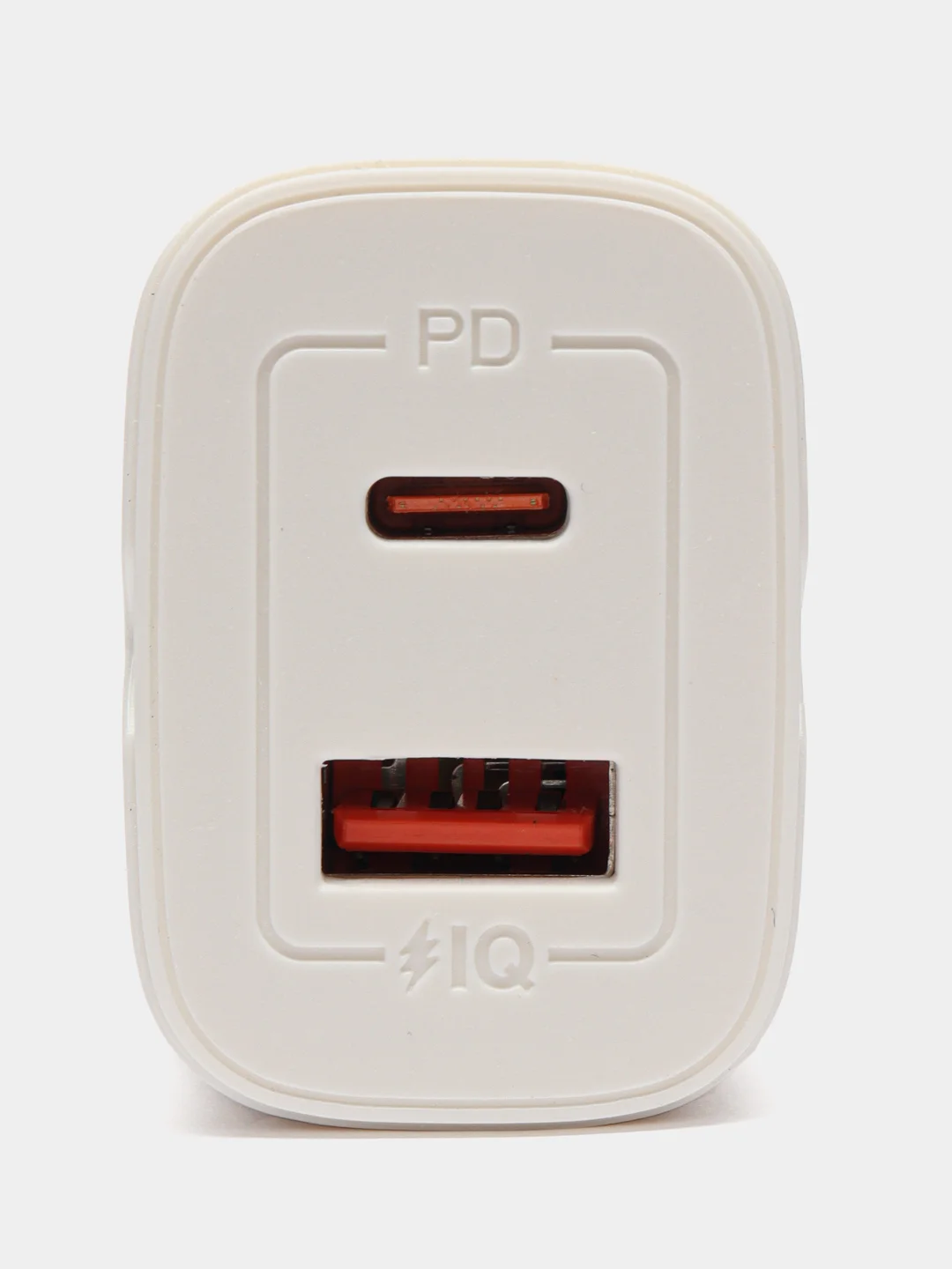 Белый зарядное устройство USB to Type-C, адаптер, блок питания, 20W, быстрая, iPhone, Android