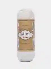 Белый пряжа Носочная Alize Superwash Artisan 75% шерсть, 25% полиамид, 100 г, 420 м