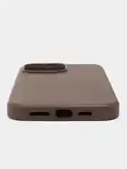 Светло-оранжевый leather case iPhone 11/12/13/14/15 Mini/Pro/Pro Max MagSafe, с анимацией