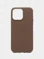 Серый leather case iPhone 11/12/13/14/15 Mini/Pro/Pro Max MagSafe, с анимацией