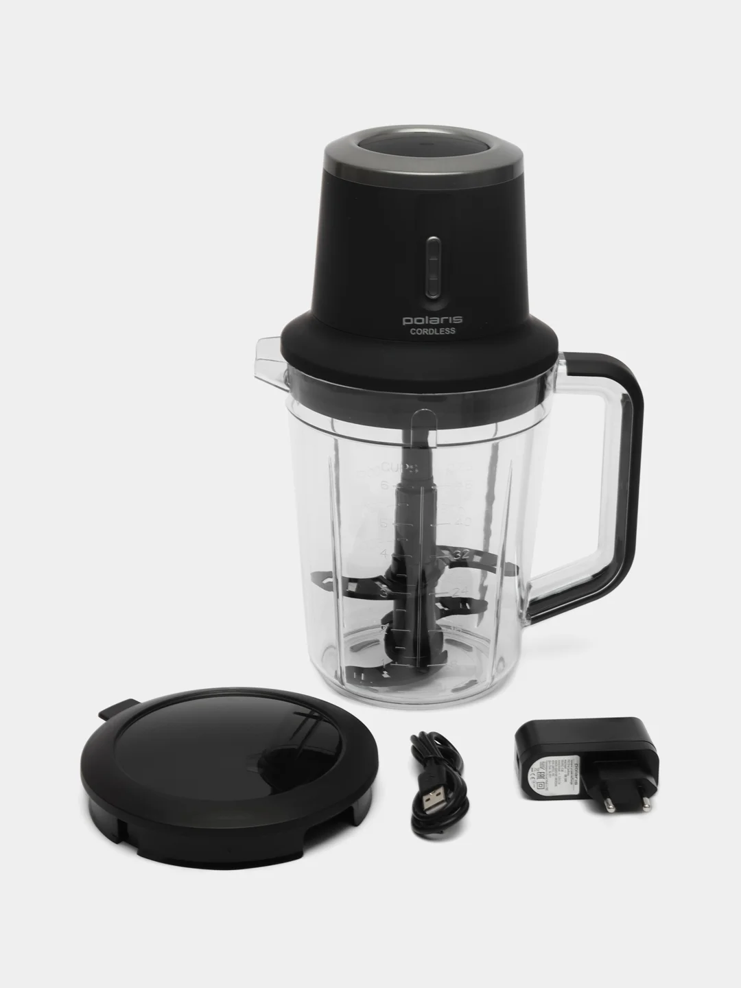 Настольный беспроводной блендер Polaris PTB 0435 CordLess, черный