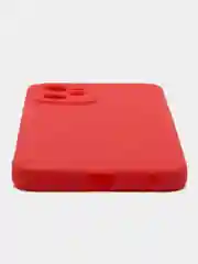 Красный чехол для Realme C35, силиконовый, цветной, матовый