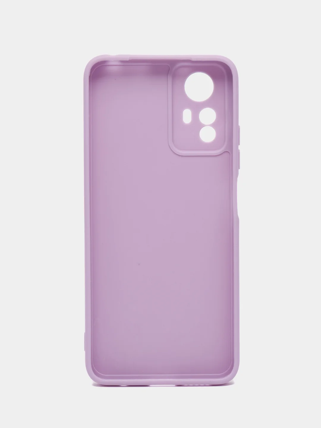Сиреневый чехол для Redmi Note 12S (Редми Нот 12С), силиконовый, матовый, разные цвета