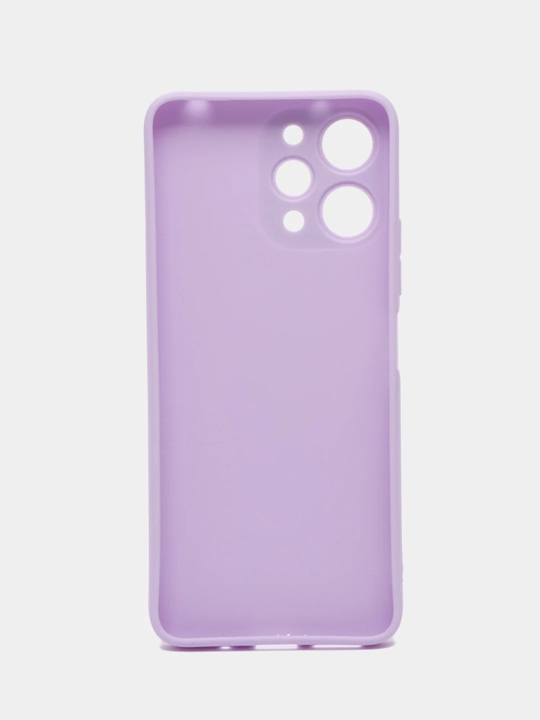 Лавандовый чехол для Xiaomi Redmi 12 (Сяоми Редми 12), силиконовый, цветной, матовый