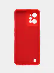 Красный чехол для Realme C31 (Реалми С31), силиконовый, цветной, с мягким подкладом