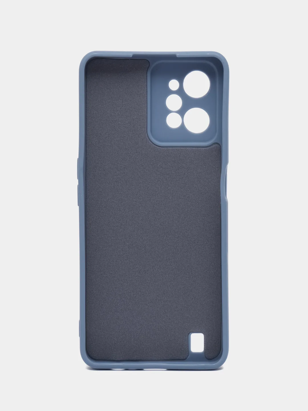 Красный чехол для Realme C31 (Реалми С31), силиконовый, цветной, с мягким подкладом