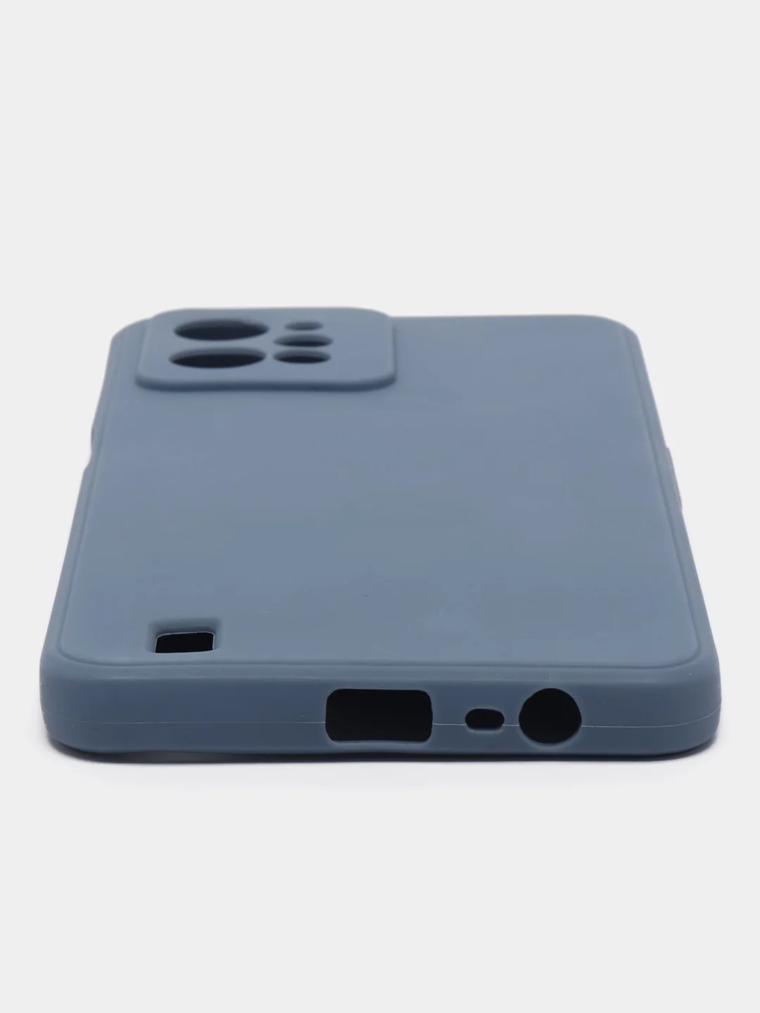 Красный чехол для Realme C31 (Реалми С31), силиконовый, цветной, с мягким подкладом