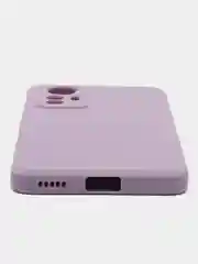Сиреневый чехол для Xiaomi 12 Lite (Сяоми 12 Лайт), силиконовый, цветной, с мягким подкладом