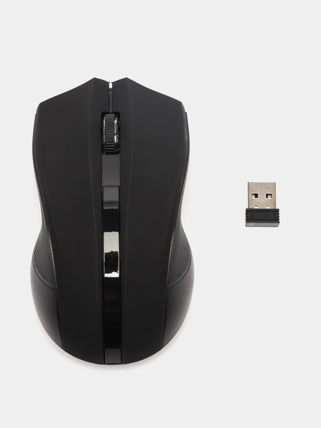 Черный мышь компьютерная Oklick 615MW, беспроводная, USB