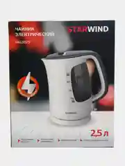 Серый чайник электрический Starwind SKG3025