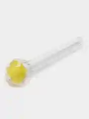 Желтый трубка для курения Happy Valentine Glass Rose, стеклянная