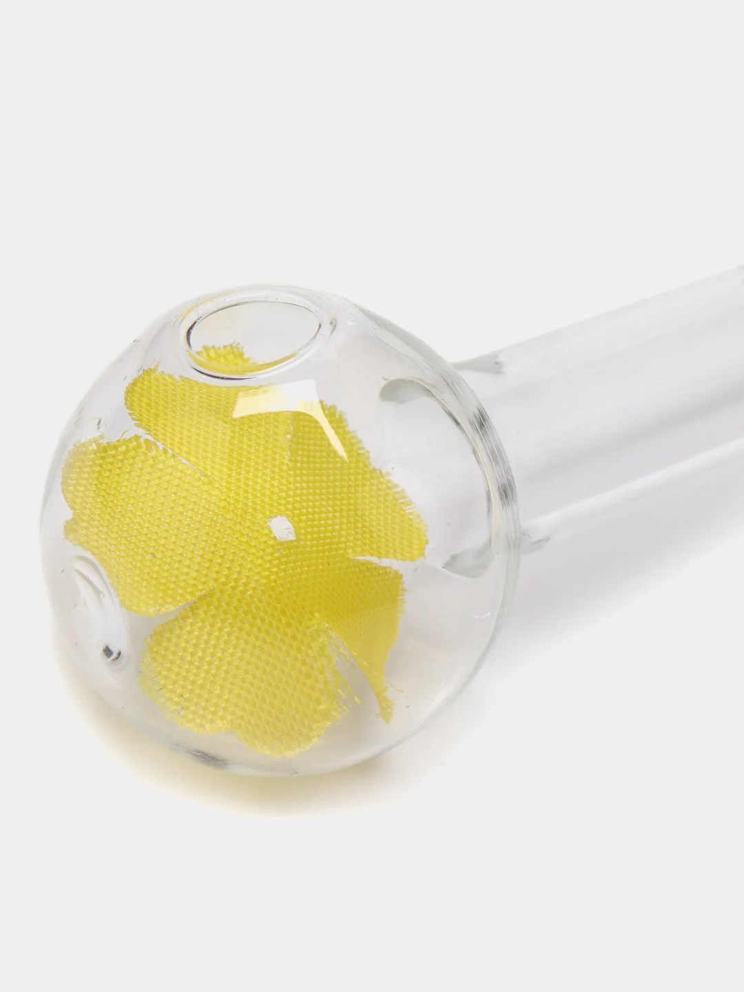 Желтый трубка для курения Happy Valentine Glass Rose, стеклянная