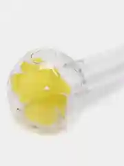 Желтый трубка для курения Happy Valentine Glass Rose, стеклянная