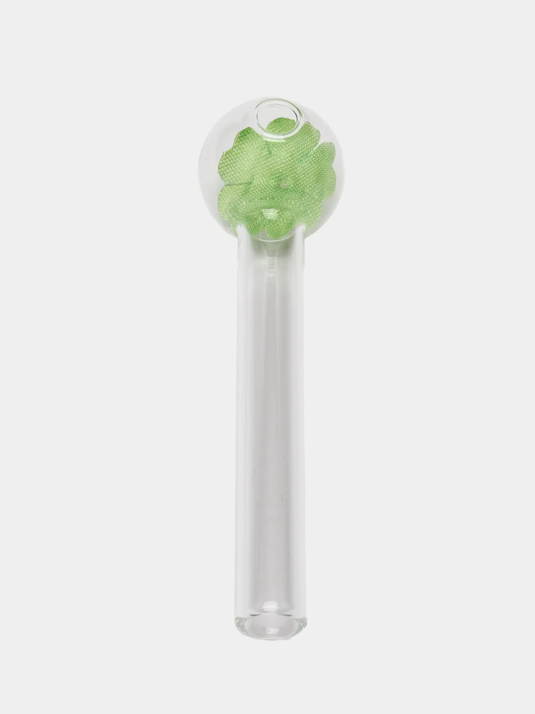 Зеленый трубка для курения Happy Valentine Glass Rose, стеклянная