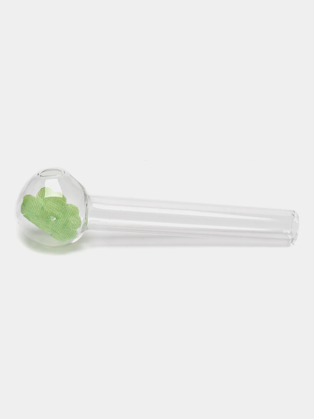 Зеленый трубка для курения Happy Valentine Glass Rose, стеклянная