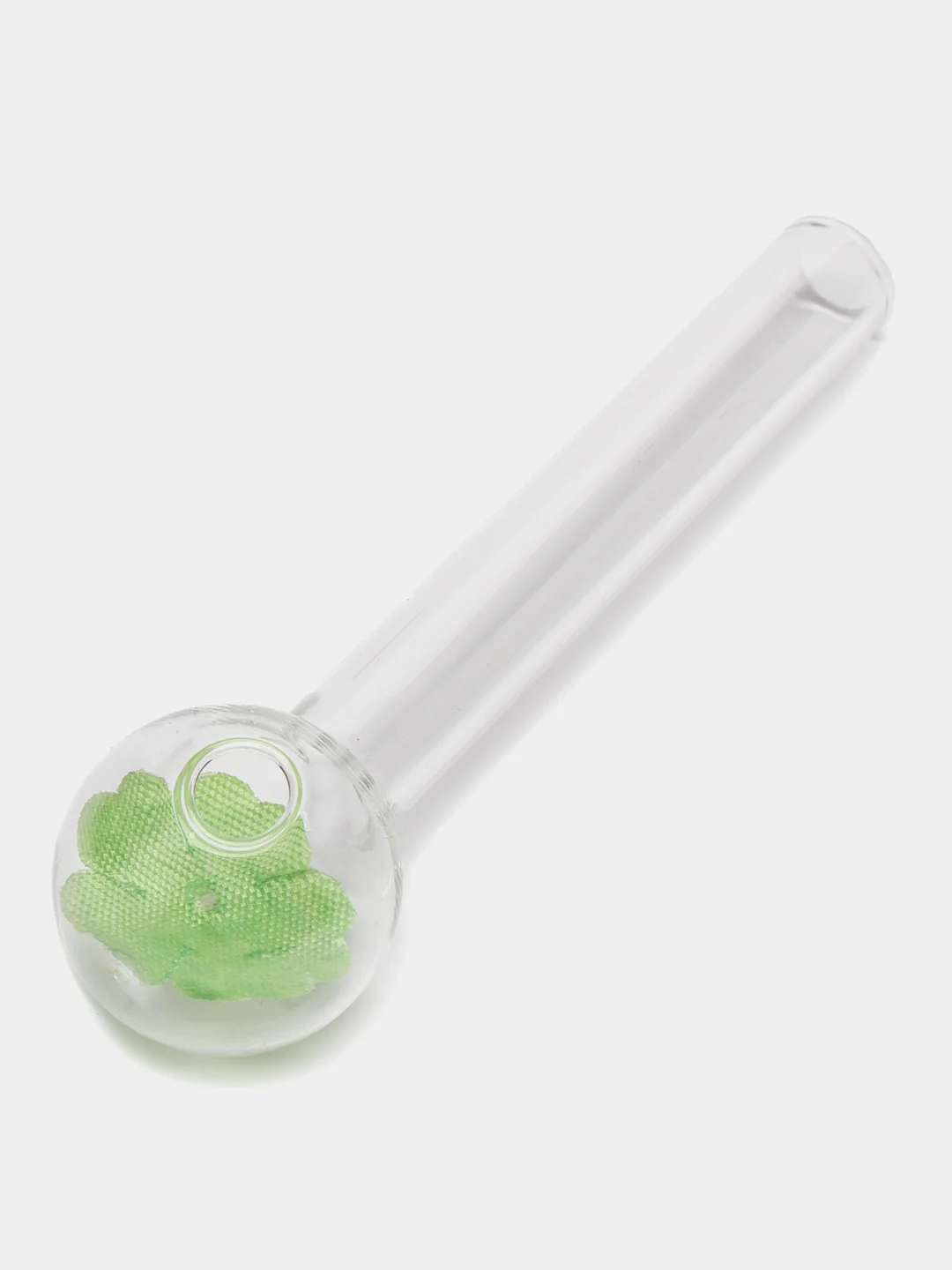 Зеленый трубка для курения Happy Valentine Glass Rose, стеклянная