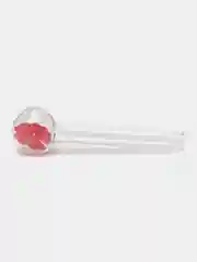 Красный трубка для курения Happy Valentine Glass Rose, стеклянная