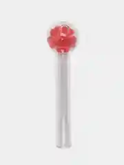Красный трубка для курения Happy Valentine Glass Rose, стеклянная