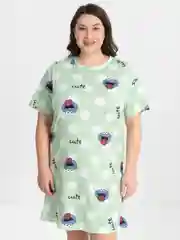 Мятный платье домашнее, туника, сорочка
