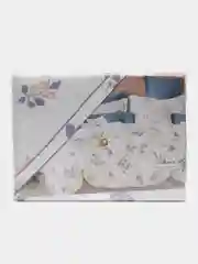 Лавандовый комплект постельного белья, евро, сатин