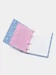 Розовый тетрадь со сменным блоком Lorex, Schoolformat, 120 листов, клетка, А5