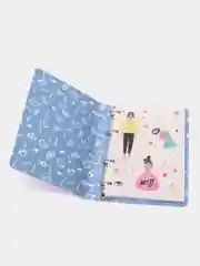 Розовый тетрадь со сменным блоком Lorex, Schoolformat, 120 листов, клетка, А5