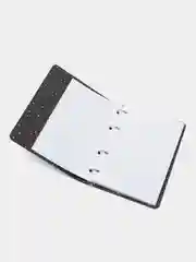 Черный тетрадь со сменным блоком Lorex, Schoolformat, 120 листов, клетка, А5