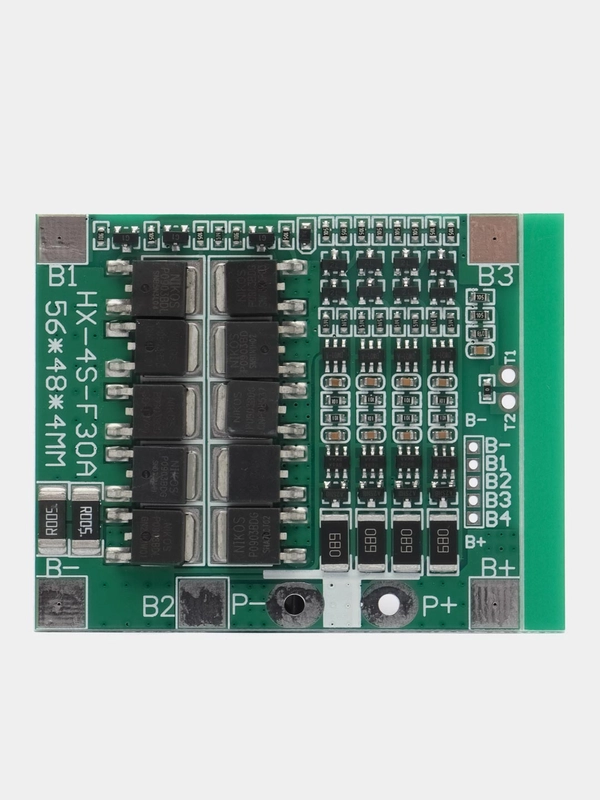 Контроллер заряда аккумулятора BMS 4S, 30 А, с балансировкой