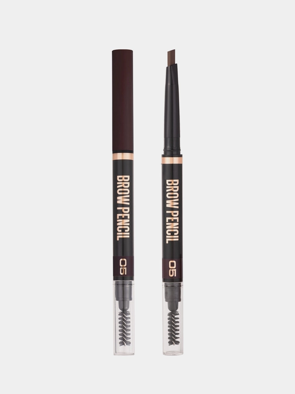 Автоматический карандаш для бровей Stellary Brow pencil, тон 05, серо-коричневый, 0.3 г