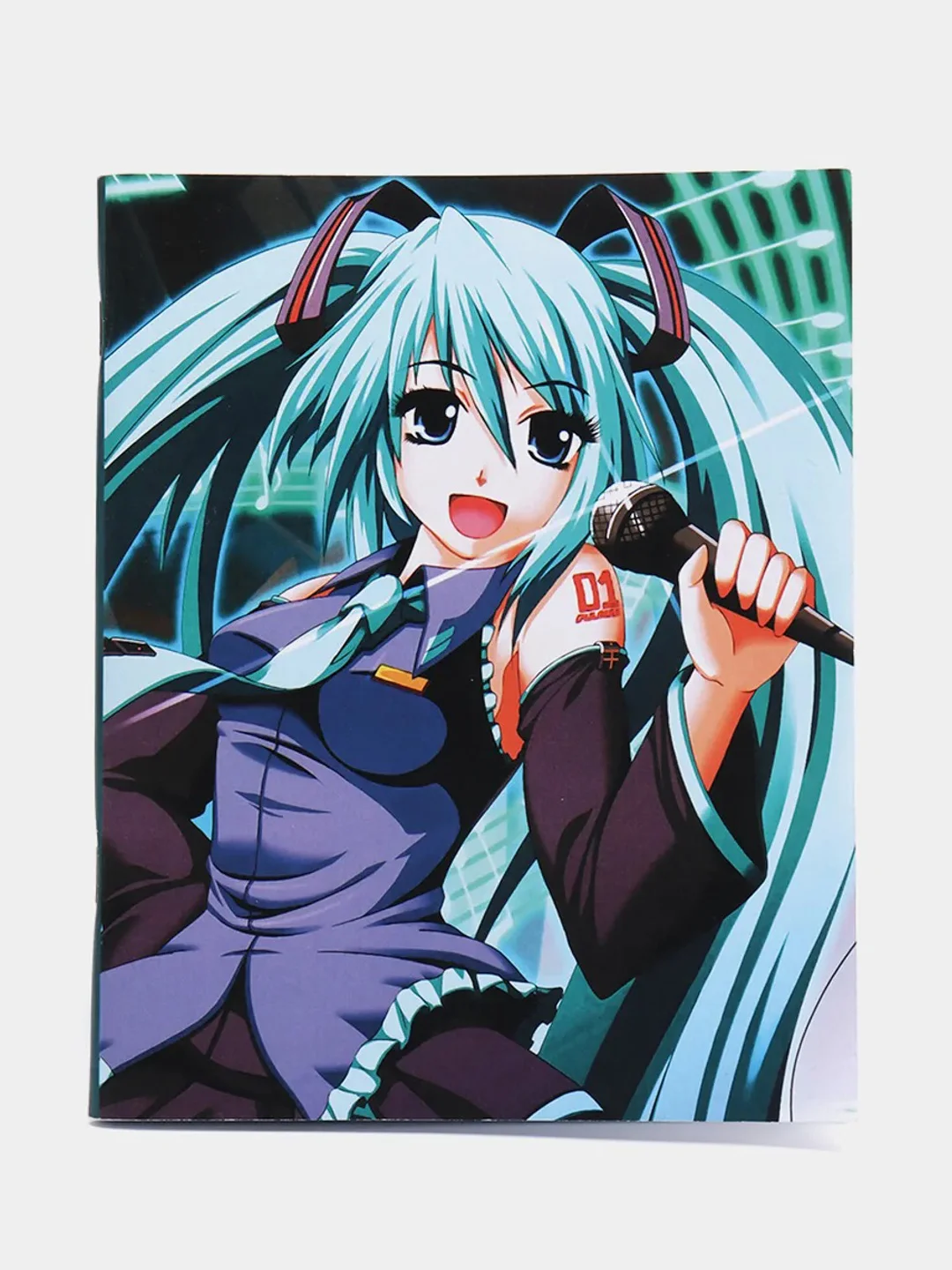 Красный тетрадь аниме Vokaloid Hatsune Miku, 48 листов, в клетку