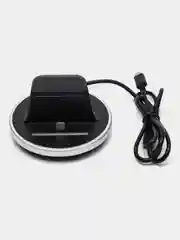 Черный док-станция USB Type-C, подставка ROSCO для зарядки смартфонов на iPhone/ Android/ Samsung