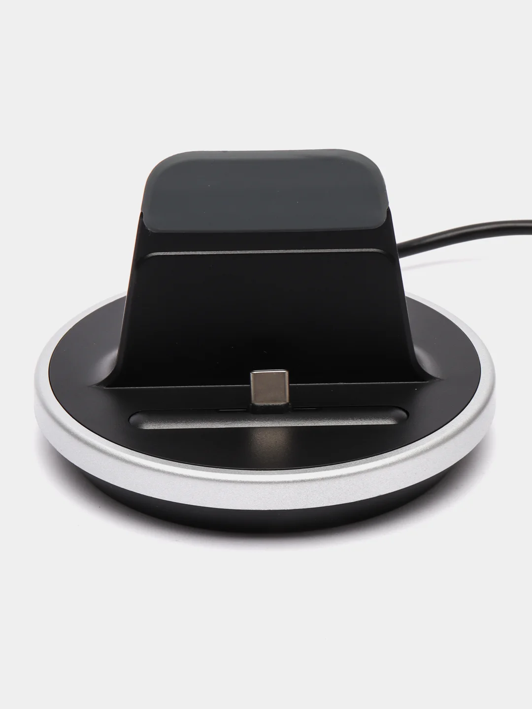Черный док-станция USB Type-C, подставка ROSCO для зарядки смартфонов на iPhone/ Android/ Samsung